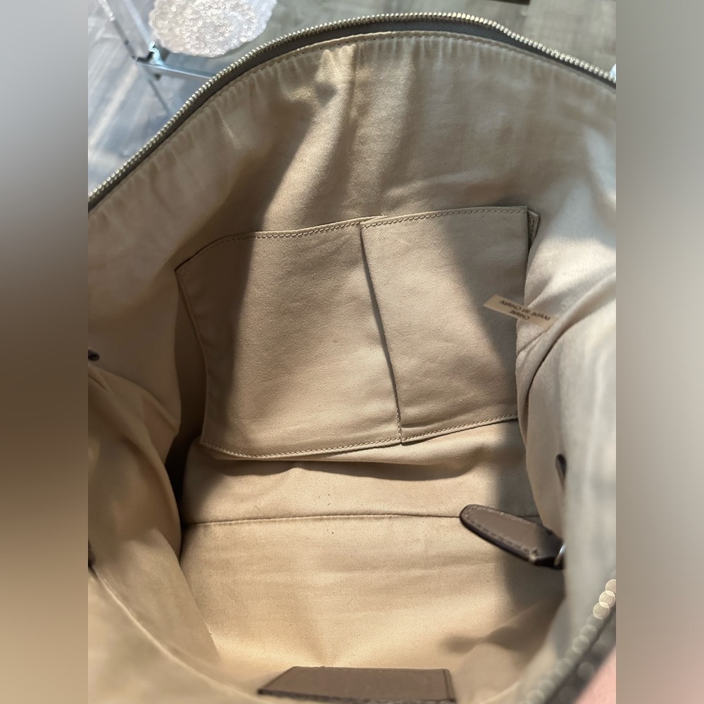 Coach Nearly Vintage Bleecker Daily Bag Silver/Silt - Picture 6 of 12